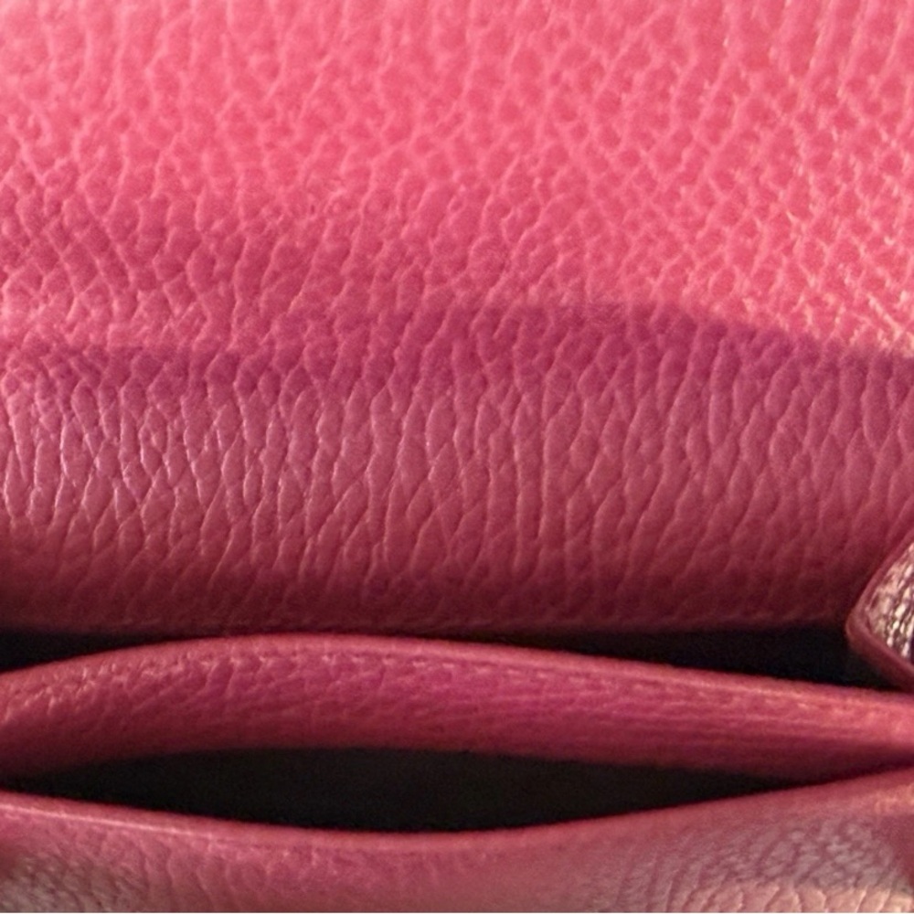 Gucci Pink Leather Marmont Card Holder - Picture 5 of 9